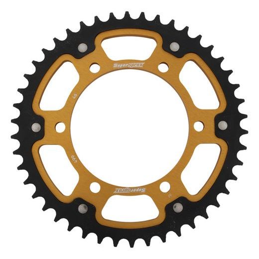Zadnji verižnik (zobnik) SUPERSPROX STEALTH RST-499:46-GLD zlata 46T, 530