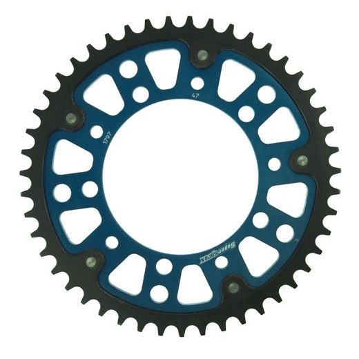 Rear sprocket SUPERSPROX STEALTH RST-1797:47-BLU moder 47T, 530