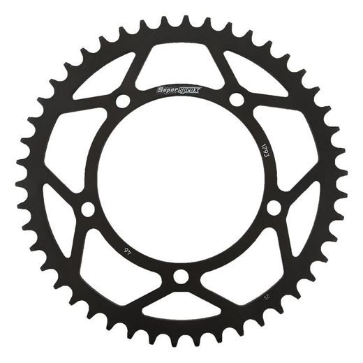 Zadnji verižnik (zobnik) SUPERSPROX RFE-1793:46-BLK črna 46T, 520