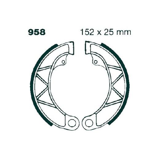 Brake shoe set EBC 958