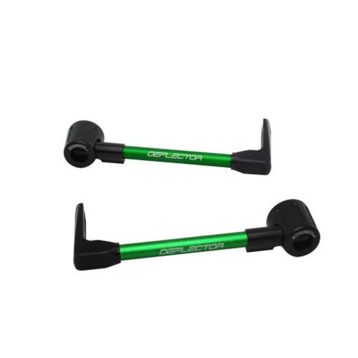 Lever guard ACCOSSATO DE003 with green hose and joint right + left, aluminium