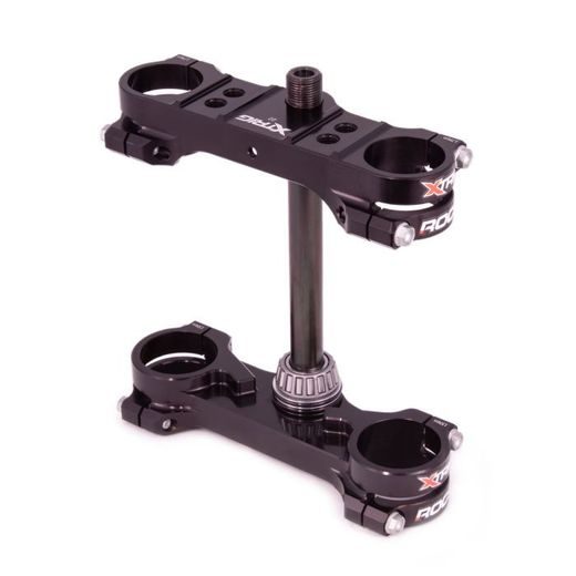 Triple clamp X-TRIG ROCS TECH 40704004 Črn