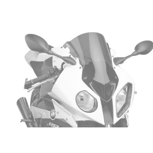 Windscreen PUIG RACING 5205R rdeč