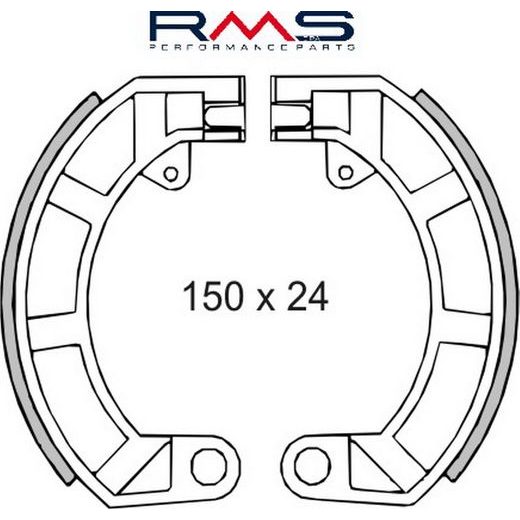 Zavorne čeljusti RMS 225120180