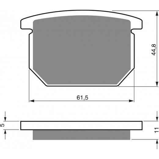 Zavorne obloge GOLDFREN 138 S3
