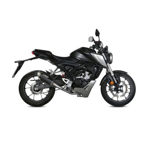 Celoten izpušni sistem 1x1 MIVV GP PRO H.074.LXBP Kovinsko črna