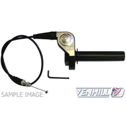 Fast action twistgrip 600A Venhill H02-4-048/9-BK