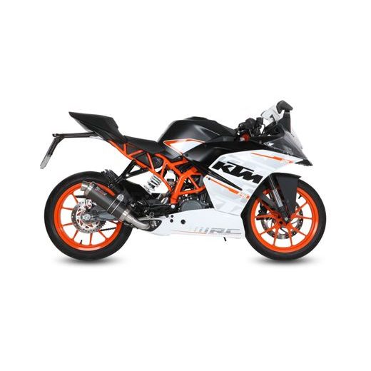 Celoten izpušni sistem 1x1 MIVV GP KT.015.L2S karbon