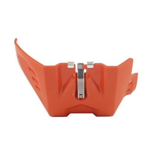Skid plate POLISPORT PERFORMANCE 8469100005 with link protector orange