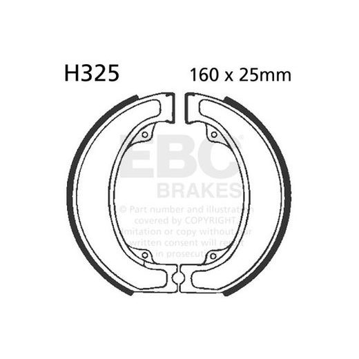 Brake shoe set EBC H325