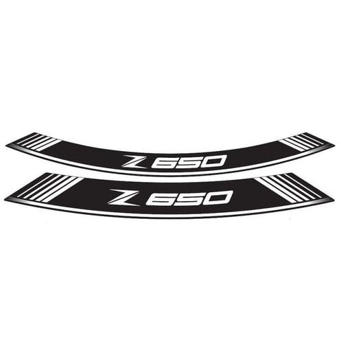 Rim strip PUIG Z650 9290B bela set of 8 rim strips