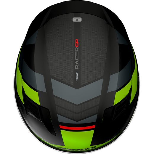 INTEGRALNA čelada AXXIS GP RACER SV FIBER tech matt fluor yellow L