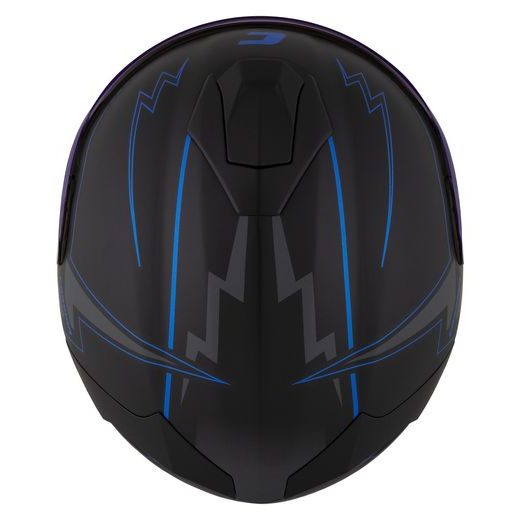 Integralna čelada CASSIDA Integral GT 2.1 Flash matt black/ metallic blue/ dark grey 2XL