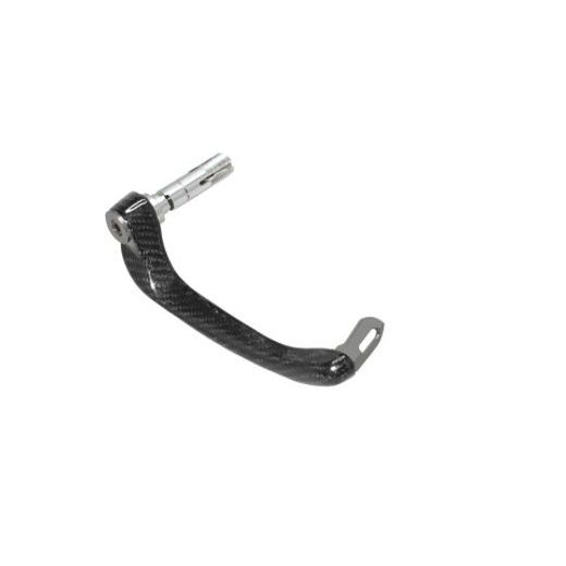 Lever guard ACCOSSATO "Ultra-Light" DE011 with silver eyelet and insert right, carbon