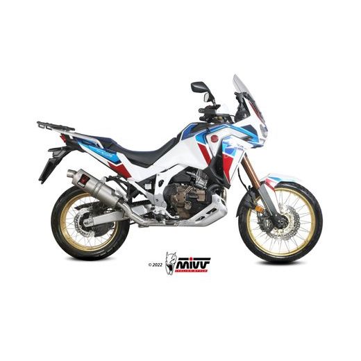 Dušilec (lonec) MIVV DAKAR H.079.LDKX Nerjaveče jeklo HONDA - CRF 1100 L Africa Twin [2020 - 2022]