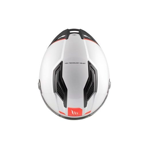 Integralna čelada MT Helmets Stinger 2 Solid A0 GLOSS PEARL WHITE XXS
