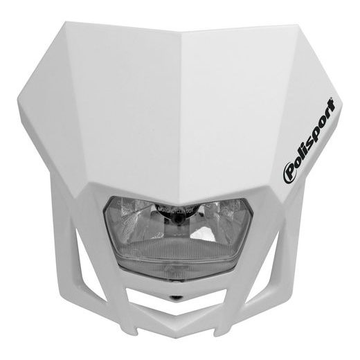 Headlight POLISPORT LMX 8657600001 bela