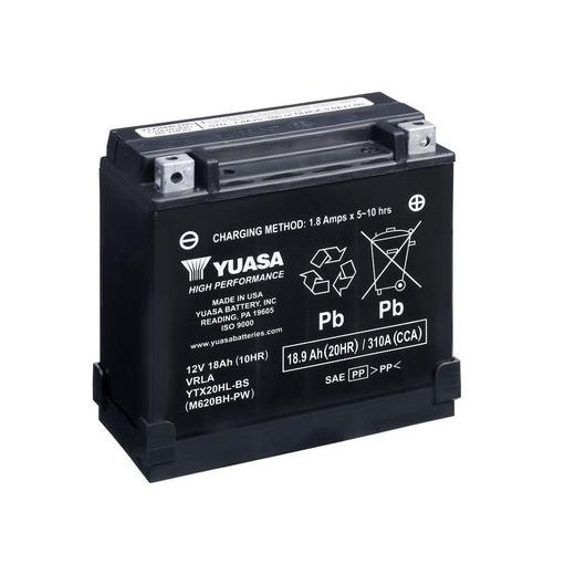 Akumulator brez vzdrževanja YUASA YTX20HL-BS-PW