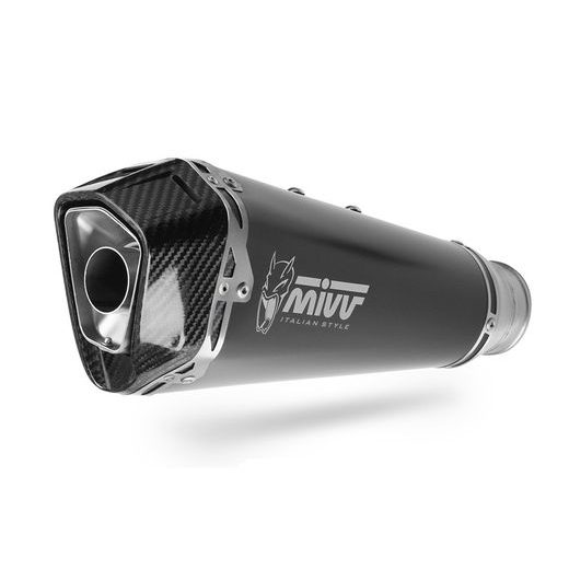 Full exhaust system 3x1 MIVV DELTA RACE Y.081.LDRB Črn