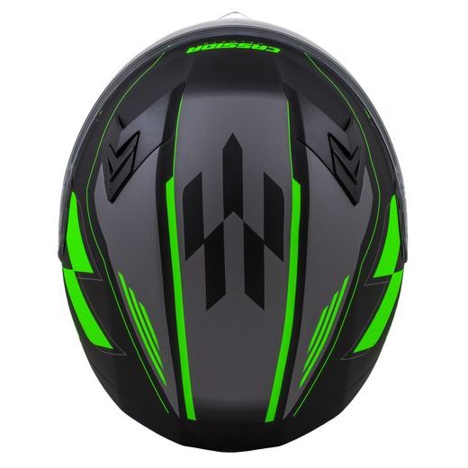 Integralna čelada CASSIDA INTEGRAL 3.0 ROXOR black matt/ green/ grey S