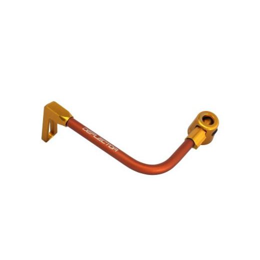 Lever guard ACCOSSATO DE002 with orange hose and joint left, aluminium