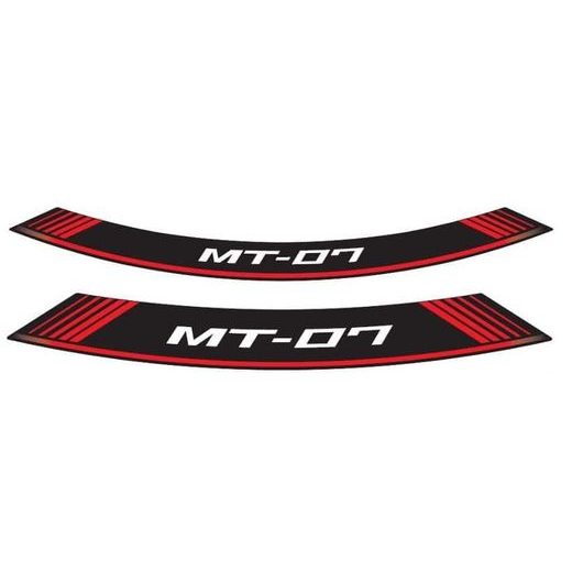 Rim strip PUIG MT-07 9136R rdeč set of 8 rim strips