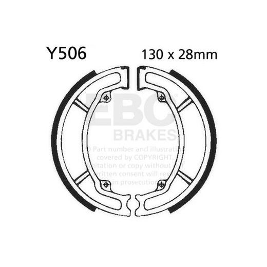 Brake shoe set EBC Y506 includings springs