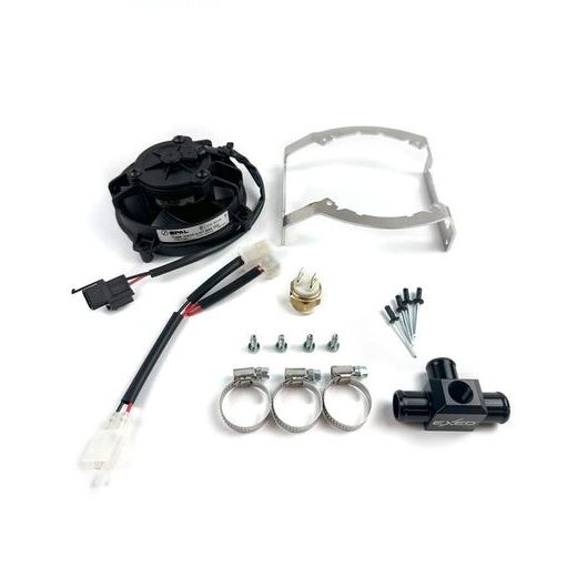 Radiator cooling fan and mounting kit SPAL EP-RFS-RJ with thermoswitch