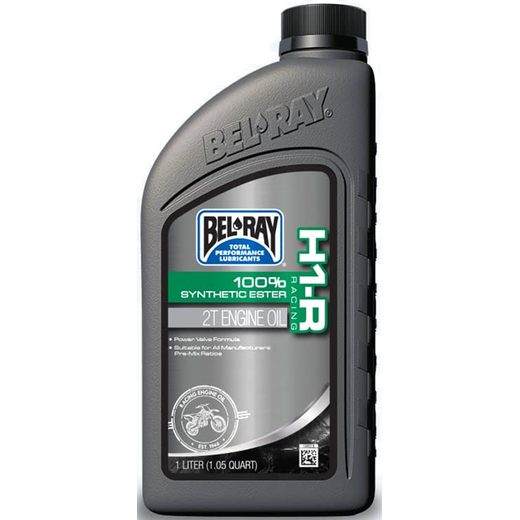 Motorno olje Bel-Ray H1-R RACING 100% SYNTHETIC ESTER 2T 1 l