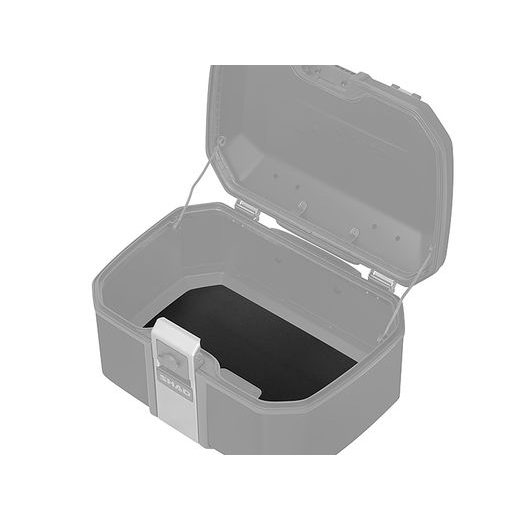 Complete set of aluminum cases SHAD TERRA BLACK, 55L topcase + 36L / 47L side cases, including mounting kit and plate SHAD CF Moto 800MT