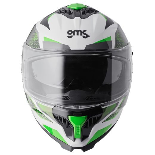 Integralna čelada GMS GELERO ZG12701 white-green-grey XS