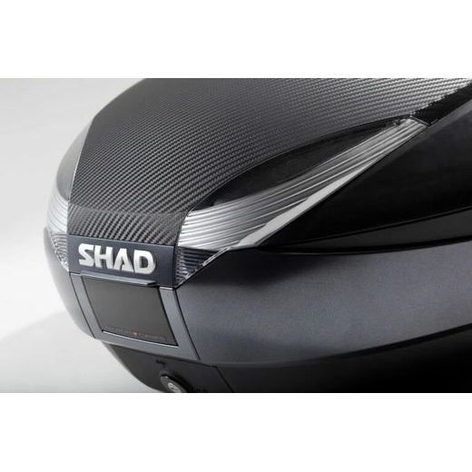 Kovček ( Top case ) SHAD SH48 D0B48400 nova titanium barva with PREMIUM SMART lock