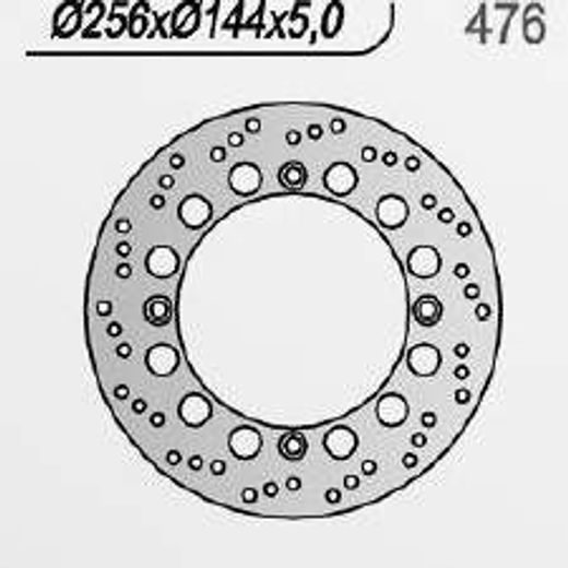 Zavorni disk NG 476