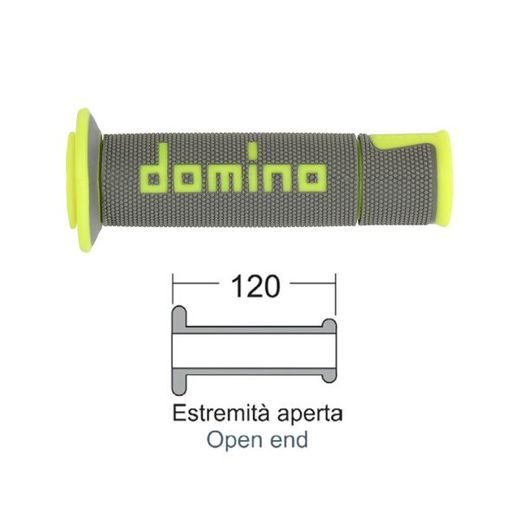 Ročaji (Gripi) DOMINO Road-Racing 184161270 grey fluo