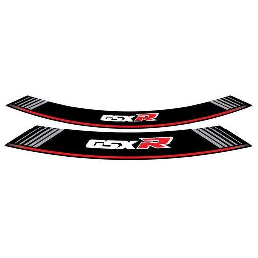Rim strip PUIG GSXR 5525P srebrna set of 8 rim strips