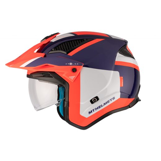Helmet MT Helmets DISTRICT SV S ANALOG D5 GLOSS RED S