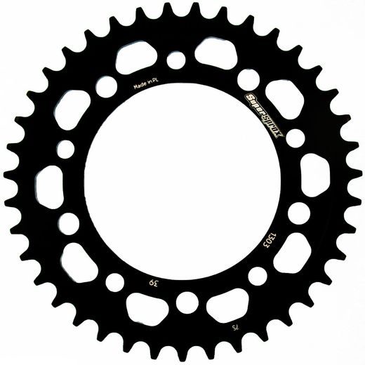 Zadnji verižnik (zobnik) SUPERSPROX RFE-1303:39-BLK črna 39T, 520