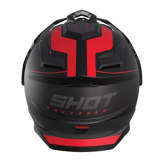 Helmet SHOT TREK MAX VISION RALLY A06-21OE-B03-08 black / red matt S