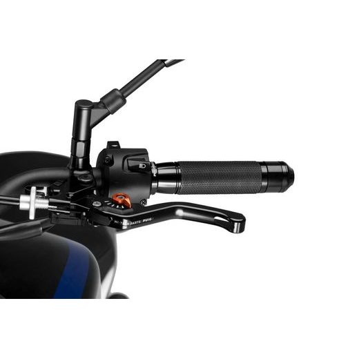 Clutch lever without adapter PUIG 3.0 230NT kratka (short) black/orange