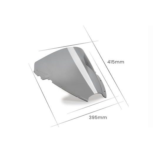 Windscreen PUIG R-RACER 21175F dark smoke