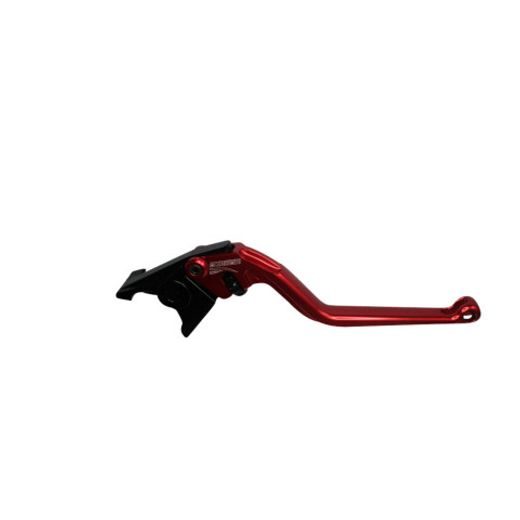 Ročica zavore ACCOSSATO EDF021 fixed CNC-worked aluminium, red