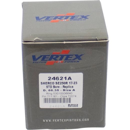 Complete piston VERTEX 24621A Cylinder 66,4, piston 66,35 mm