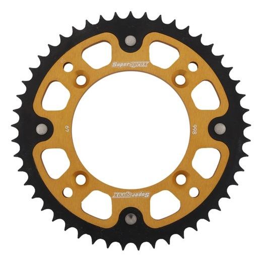 Zadnji verižnik (zobnik) SUPERSPROX STEALTH RST-998:49-GLD zlata 49T, 428