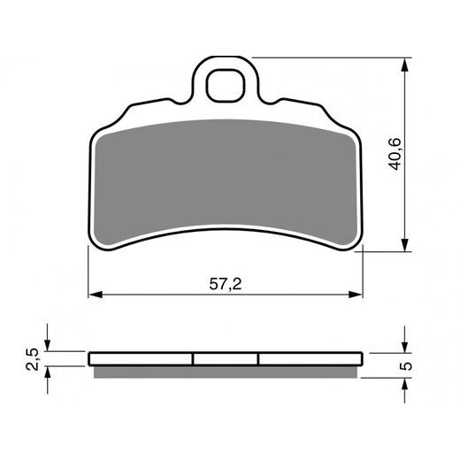 Zavorne obloge GOLDFREN 388 S33 OFF-ROAD FRONT