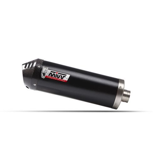 Dušilec (lonec) MIVV OVAL O.010.LVC Steel black / Carbon cap