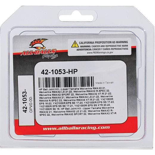 Ball Joint Kit All Balls Racing 42-1053-HP HP lower