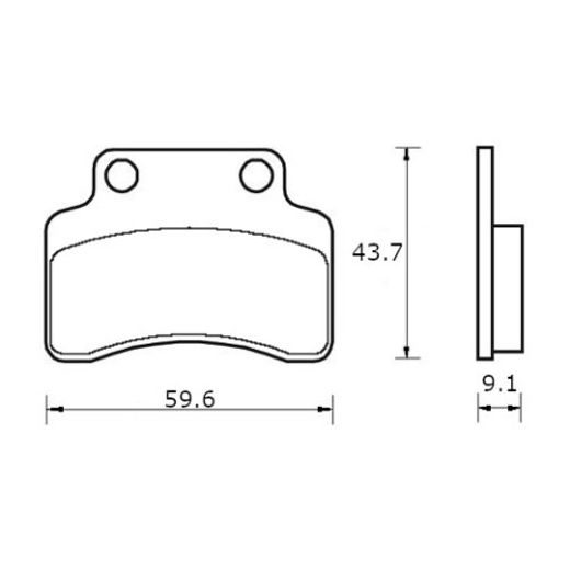 Zavorne obloge ACCOSSATO AGPA222 OR