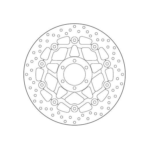 Zavorni disk BREMBO 78B408A2 floating