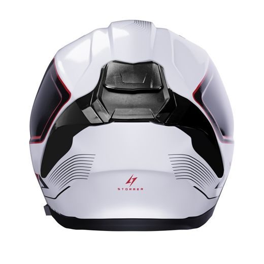 Integralna čelada STORMER ZS-1001 TAKEN white, red, pearly 2XL