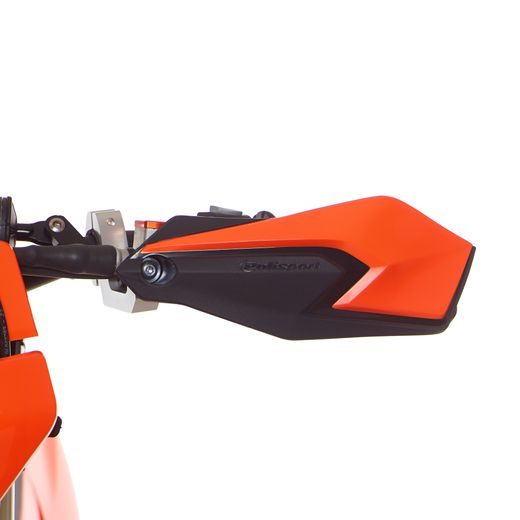 Handguard POLISPORT S-DUAL 8308900005 with mounting system Rdečo/črn